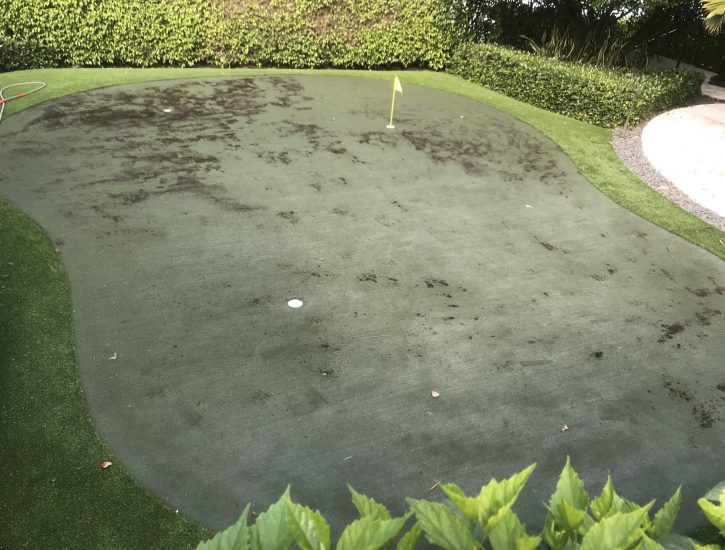 soft washing golf course